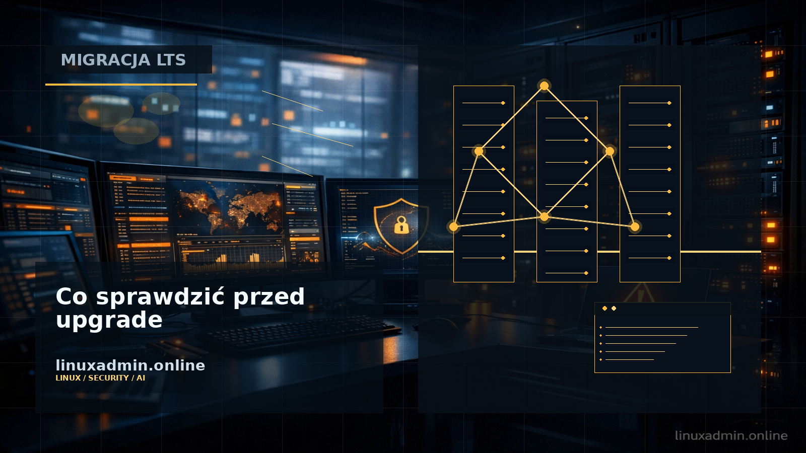 Techniczna checklista migracji serwerów do Ubuntu 26.04 LTS z kontrolą SysV, cgroup i repozytoriów APT